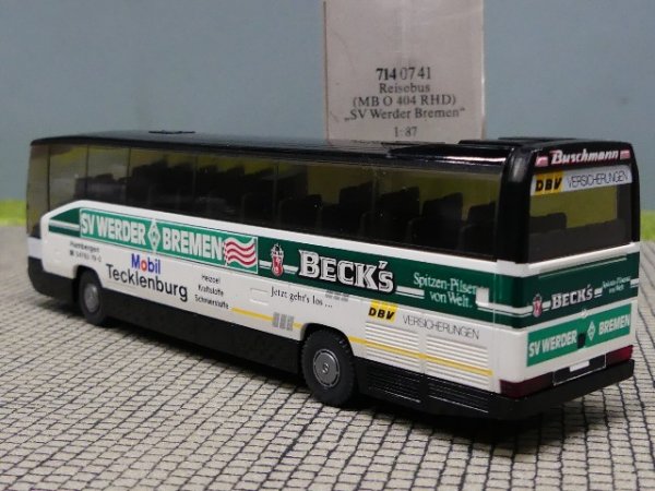 1/87 Wiking MB O 404 SV Werder Bremen 714 07