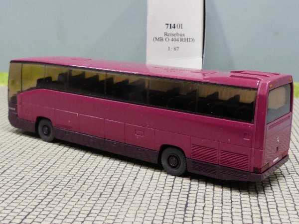 1/87 Wiking MB O 404 violett Sonderpreis 714 01