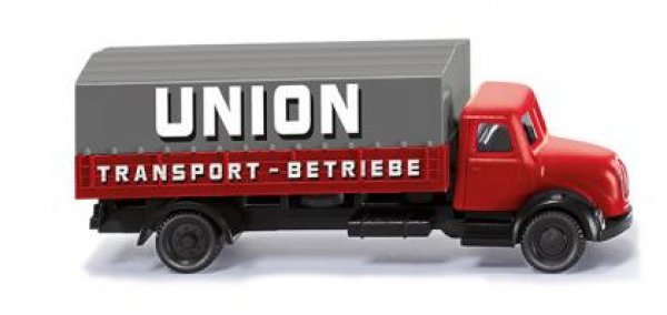 1/160 N Spur Wiking Magirus Pritschen-LKW Union Transport 0949 06