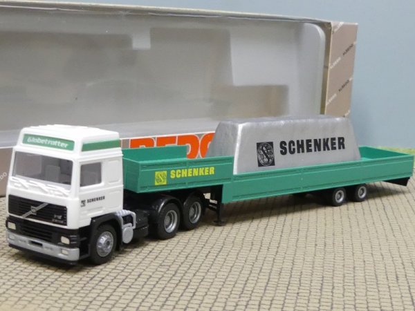 1/87 Herpa Albedo Volvo F12 Schenker Schwertransport-Sattelzug