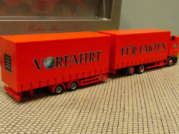 1/87 Herpa MAN F 2000 FOCUS Vorfahrt für Fakten