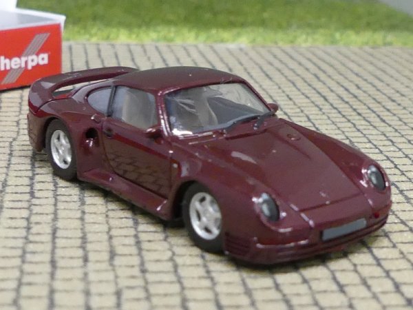 1/87 Herpa Porsche 959 rotbraunmetallic 033817