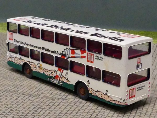 1/87 MAN SD 200 BVG Berlin - Bild So bedeutend wie unser Zoo! - mit Decals gefertigt!