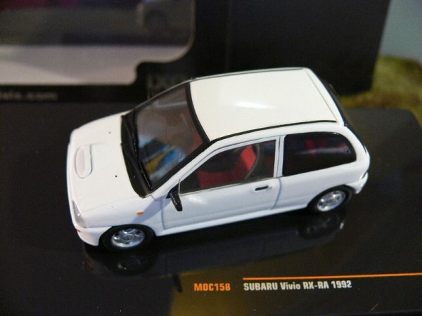 1/43 Ixo Subaru Vivio RX-RA 1992 weiß MOC158