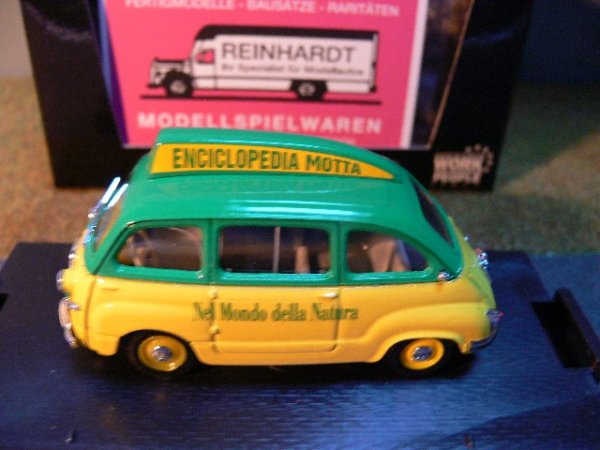 1/43 Brumm R310 Fiat 600 Multipla Enciclopedia Motta (Milano) 1956