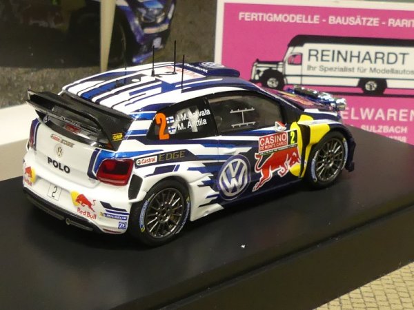 1/43 Spark VW Polo R WRC #2 Rallye Monte-Carlo 2015