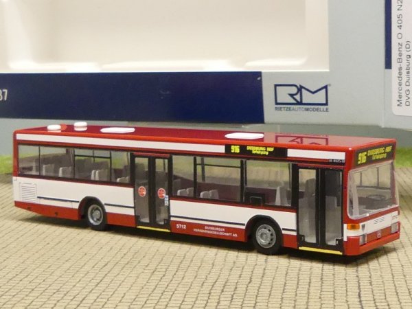 1/87 Rietze MB O 405 N2 DVG Duisburg 75246