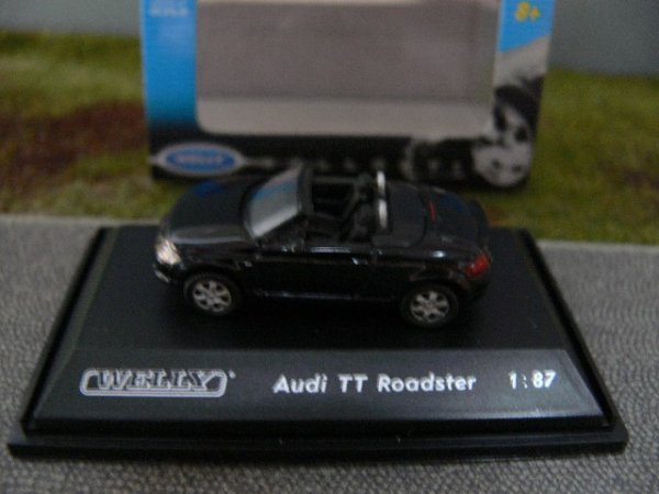 1/87 Welly Audi TT Roadster schwarz 73108SW