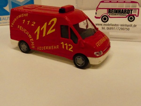 1/87 Rietze Ford Transit Kasten Feuerwehr 112 SONDERPREIS 4,99 € statt 12 €