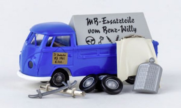 1/87 Brekina Bausatz VW T1 b mit Ladegut Veterama-Stand 10223