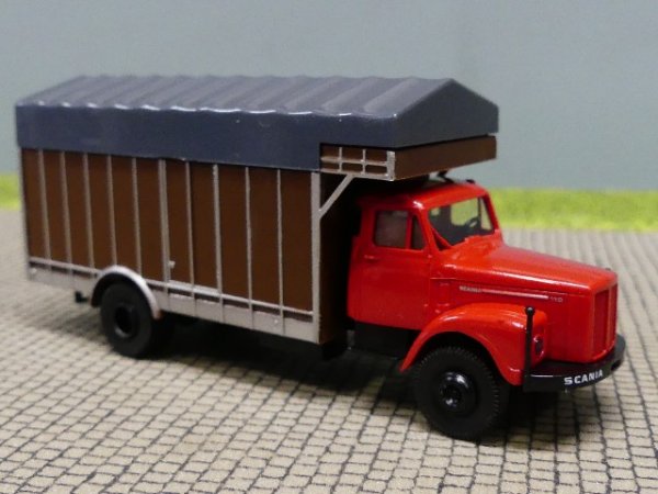 1/87 Brekina Scania L110 Großraumaufbau rot 85129