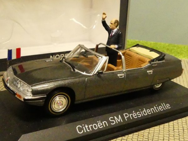 1/43 Norev Citroën SM Présidentielle 1981 w/ 1 figure 158705