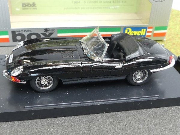 1/43 Box Jaguar E Typ Spyder schwarz 8305