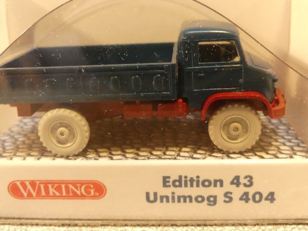 1/87 Wiking Unimog S 404 Sondermodell ozeanblau