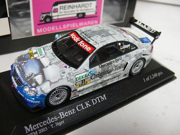 1/43 Minichamps MB CLK DTM 2003 T.Jäger #11 400033211