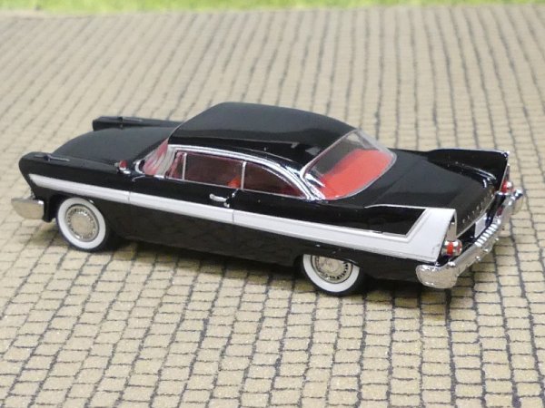 1/87 Brekina Plymouth Fury schwarz/weiss19680