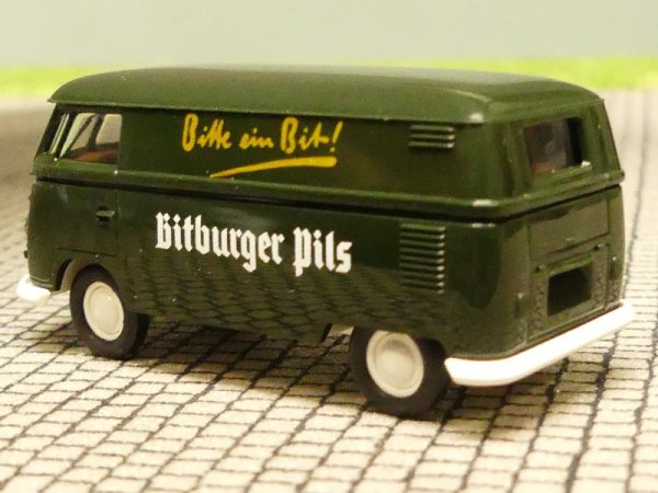 1/87 Brekina # 1070 VW T1 b Bitburger Pils Sondermodell Reinhardt