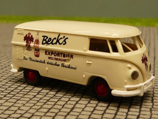 1/87 Brekina # 1095 VW T1 b Kasten Becks Bier Sondermodell Reinhardt