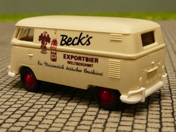 1/87 Brekina # 1095 VW T1 b Kasten Becks Bier Sondermodell Reinhardt