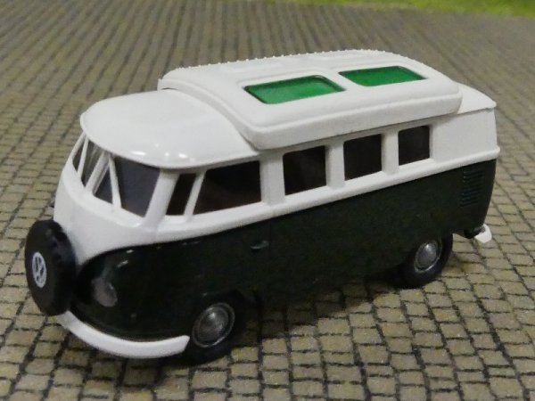 1/87 Brekina # 0914 VW T1 b Camper weiß/dunkelgrün