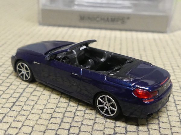 1/87 Minichamps BMW M6 Cabrio blue metallic 870 027330