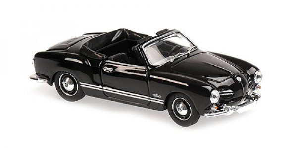 1/43 Maxichamps Volkswagen Karmann Ghia Cabriolet 1955 schwarz 940051030