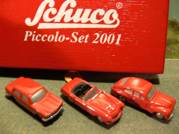 Schuco Piccolo-Set 2001 BMW 1500 + 507 + Volvo 01714