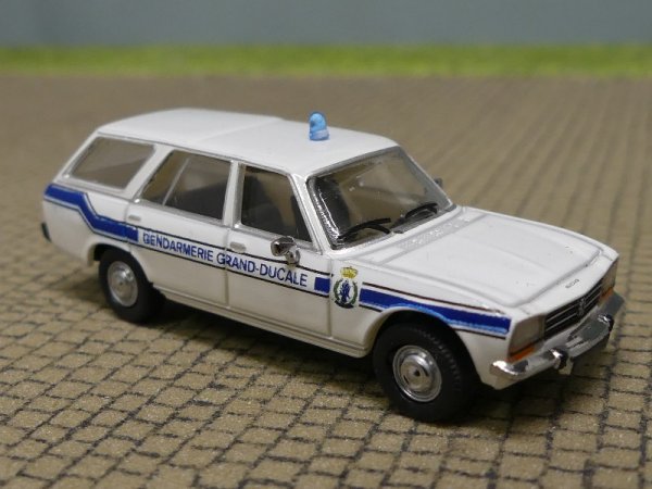 1/87 PCX Peugeot 504 Break Gendarmerie Wappen alt Luxemburg 92996