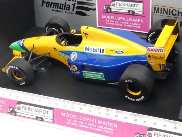 1/18 Minichamps Benetton Ford B191B Earlyeason 1992 M. Schumacher 100 920119