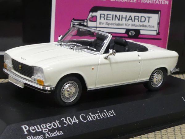 1/43 Minichamps Peugeot 304 Cabrio 1972 weiß 400 112731