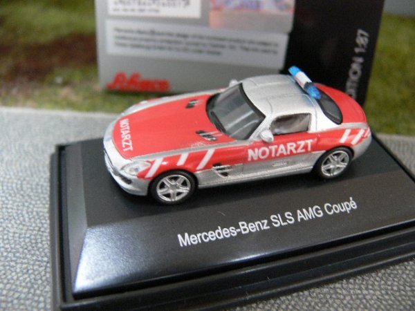 1/87 Schuco MB SLS AMG Coupe Notarzt Mercedes-Benz 26007