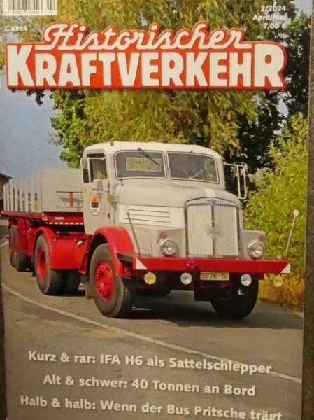 Historischer Kraftverkehr 2021 2 März/April