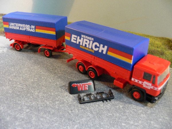 1/87 Herpa MAN F90 Ehrich Nienburg  Wechsel PL HZ in Faltbox 859040