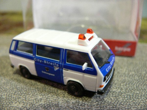 1/87 Herpa VW T3 Bus Citystreife Ordnungsamt Leverkusen 093101