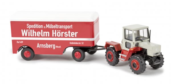 1/87 Brekina MB trac mit Möbelanhänger Wilhelm Hörster 13712