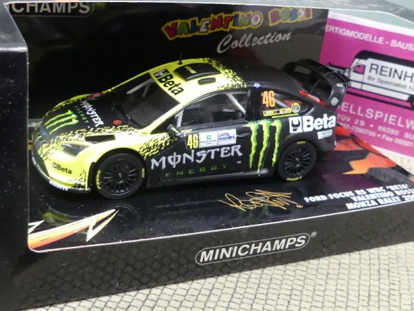 1/43 Minichamps Ford Focus RS WRC Rossi Monza Rally 2009 #46 400 098946