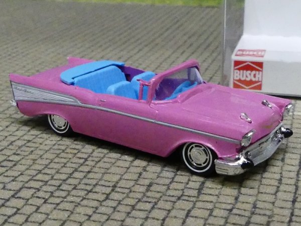 1/87 Busch Chevrolet Bel Air 57 rose 45031