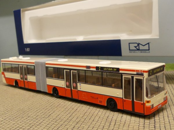 1/87 Rietze MB O 405 G Wolfsburger Verkehrs GmbH 69840