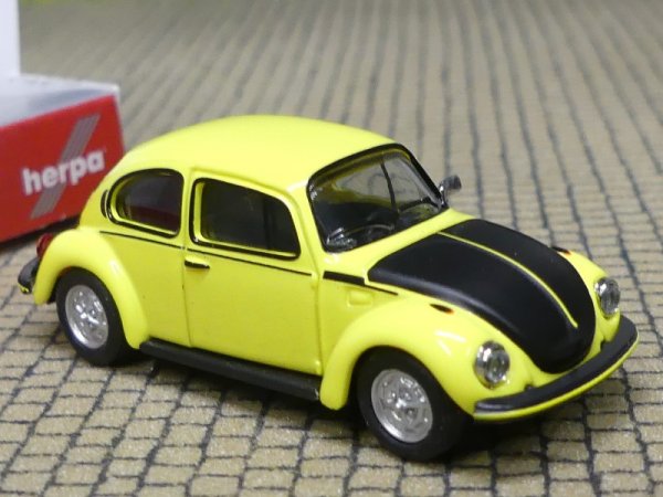 1/87 Herpa VW Käfer 1303 Der gelb-schwarze Renner 421102