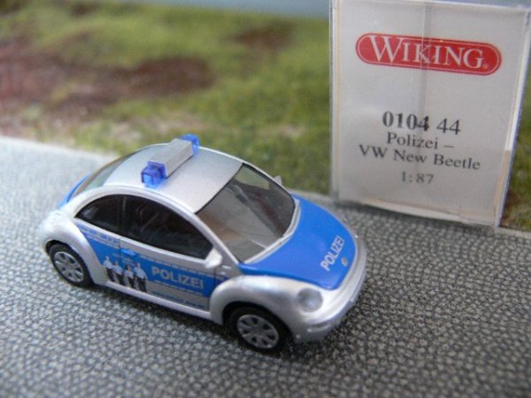 1/87 Wiking VW New Beetle Polizei NRW 0104 44