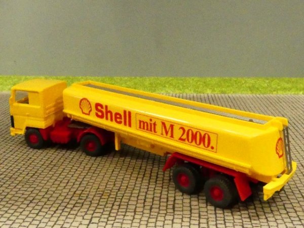 1/87 Wiking Ford Transcontinental Shell mit M2000 Tank Sattelzug 782 2A