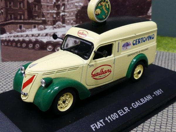 1/43 Fiat 1100 ELR Galbani 1951