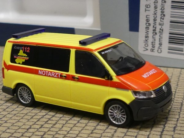 1/87 Rietze VW T6.1 Rettungszweckverband Chemnitz-Erzgebirge 53832