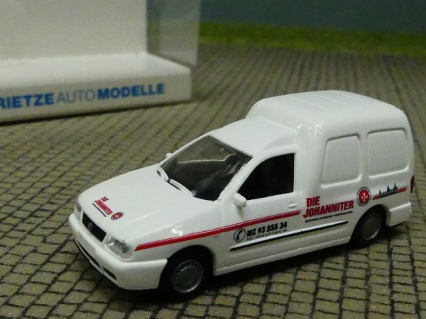 1/87 Rietze VW Caddy Johanniter Mainz Rheinhessen 30858