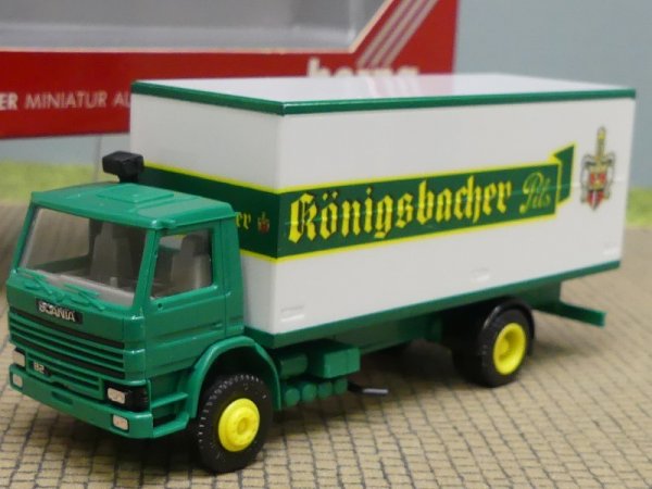 1/87 Herpa Scania 82 Königsbacher Pils Koffer Solo-LKW 863001