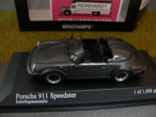 1/43 Minichamps Porsche 911 Speedster 1988 graumetallic 430 066135