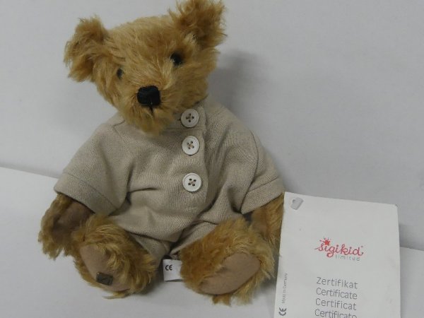 Sigikid Künstlerteddy Peppi von Katrin Sandmann Made in Germany ca. 23cm