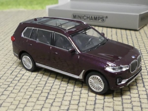 1/87 Minichamps BMW X7 2019 Dark Red metallic 870 029304