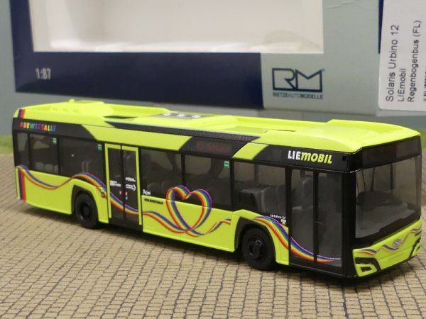 1/87 Rietze Solaris Urbino 12 ´19 LIEmobil-Regenbogen 77213