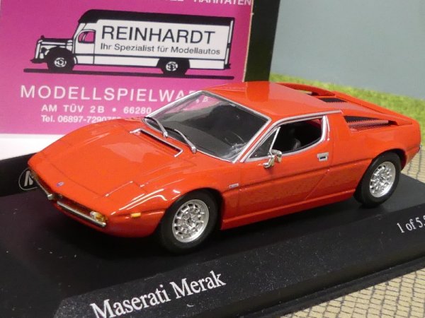 1/43 Minichamps Maserati Merak 1974 rot 400 123420